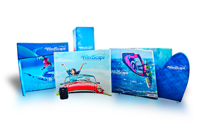 windscape Displays portátiles