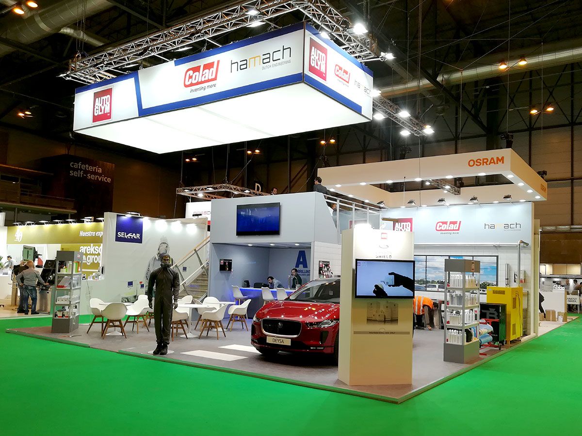 Stand-Autobrillante-Feria-Motortec-Madrid-2019-2-compressor Stand Motortec Trade Show (Madrid, Spain)