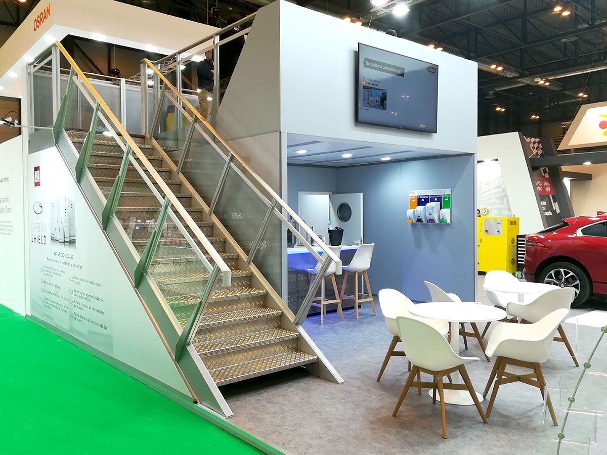 Stand-Autobrillante-Feria-Motortec-Madrid-2019-4-compressor Stand Motortec Trade Show (Madrid, Spain)