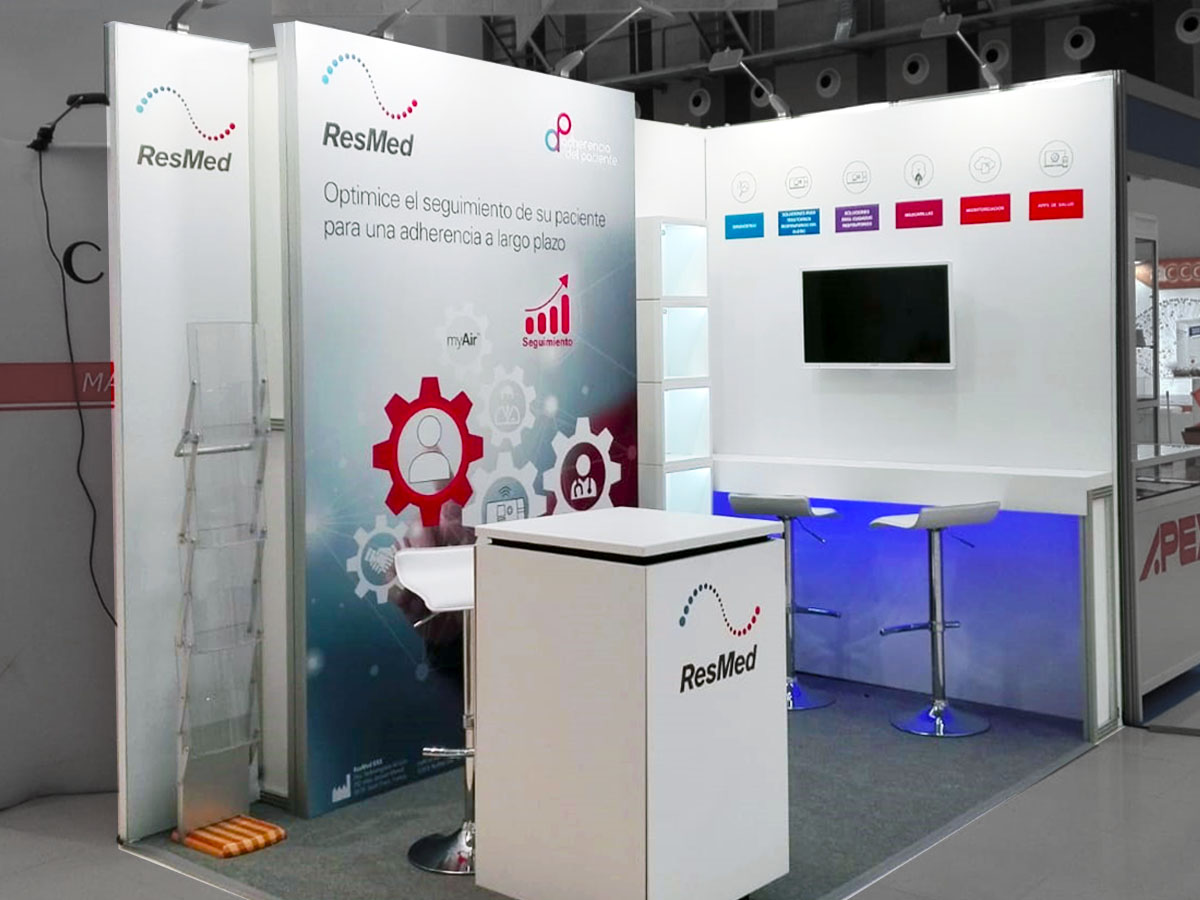 resmed-stand-2 Stand SES Congress (Vitoria, Spain)