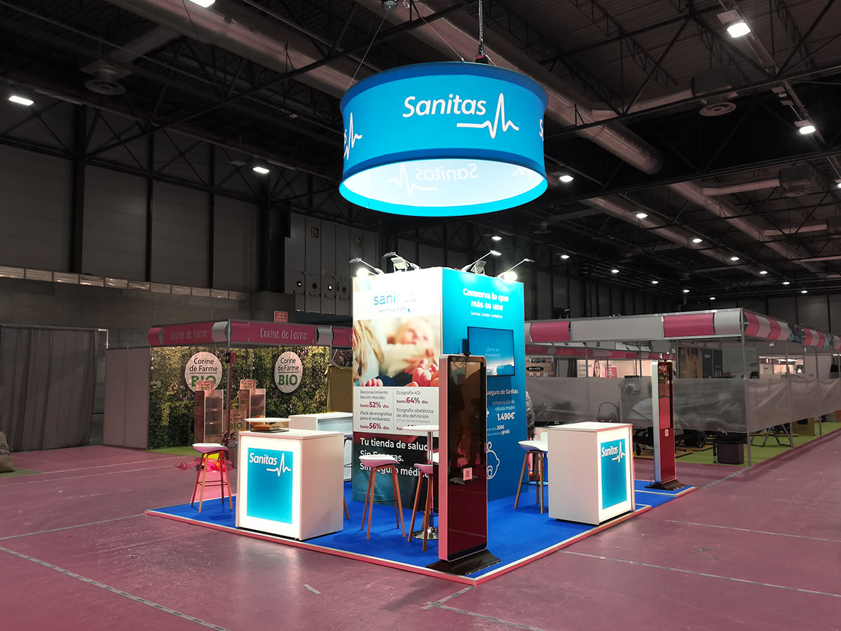sanitas2 Stand Bebés y Mamás Trade Show (Madrid, Spain)
